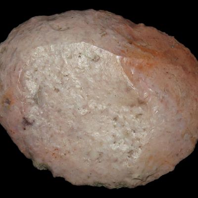 Sale Photo Thumbnail #118: 2 5/16" Hopewell Sun Disc Round Flint Scraper / Knife, Calhoun Co., Illinois