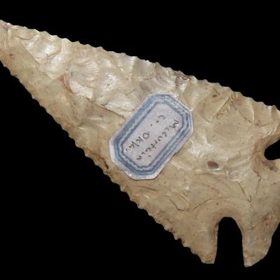 3" Kirk Corner Notch, McIntosh Co., Oklahoma, Very Thin Example