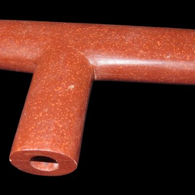 Sale Photo Thumbnail #223: 5" Historic Catlinite T-Pipe, Midwest
