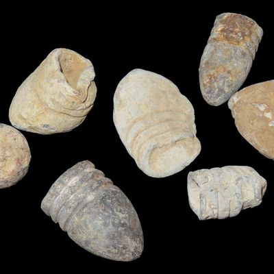 Sale Photo Thumbnail #449: Lot of Civil War Bullets, Minie Balls, etc., St. Louis Area, Found by Ronald Knowles