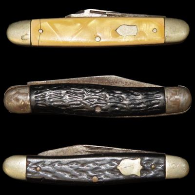 Sale Photo Thumbnail #552: Lot of 3 Vintage U.S.-Made Pocket Knives