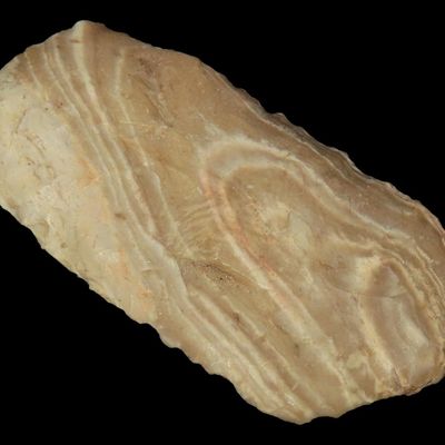 2 9/16" Colorful Paleo Square Knife, St. Charles Co., Missouri, Found by Ronald Knowles