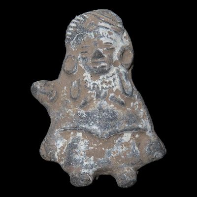 Sale Photo Thumbnail #210: 2 3/8" Pre-Columbian Human Effigy Pottery Figure, Mexico