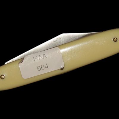 Sale Photo Thumbnail #602: Vintage Smoky Mountain Knife Works Pocket Knife, Single Blade, Made in USA, Never Carried or Sharpened