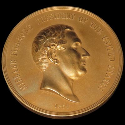 Sale Photo Thumbnail #475: 3" Vintage Rutherford B. Hayes Indian Peace Medal