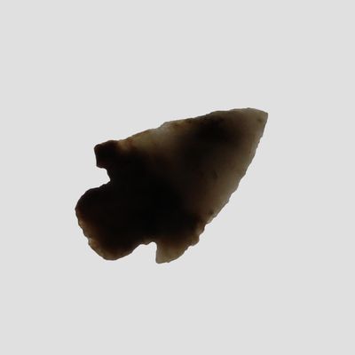 Sale Photo Thumbnail #601: Translucent Agate Corner-Notch Bird Point, New Mexico