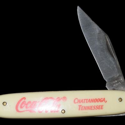 Sale Photo Thumbnail #349: Vintage Coca-Cola Advertising Pocket Knife, Chattanooga, Tennessee, Single Blade, Never Used or Sharpened