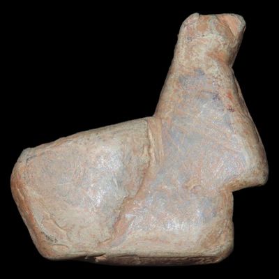 Sale Photo Thumbnail #132: 2 3/8" Llama Effigy Stone Conopa, Peru