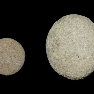 Sale Photo Thumbnail #578: Pair of Discoidals, St. Charles Co., Missouri, Found by Ron Knowles