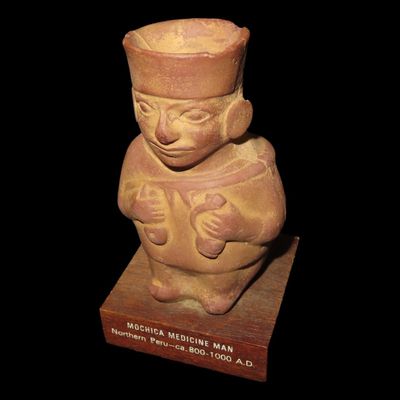 Sale Photo Thumbnail #695: Pre-Columbian-Style Human Effigy Pottery Figure