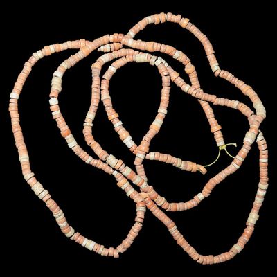 Sale Photo Thumbnail #231: 31" Strand of Drilled Stone Beads, Arizona, Anasazi / Hohokam / Mimbres