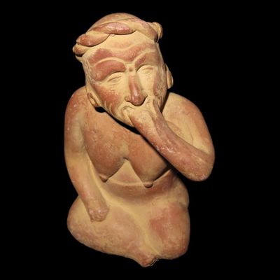Sale Photo Thumbnail #655: Pre-Columbian-Style Human Effigy Pottery Figure