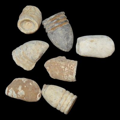 Sale Photo Thumbnail #498: Lot of Civil War Bullets, Minie Balls, etc., St. Louis Area, Found by Ronald Knowles