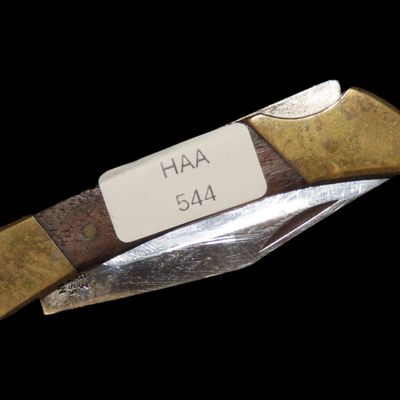 Sale Photo Thumbnail #542: Vintage Stainless Single-Blade Pocket Knife, Pakistan