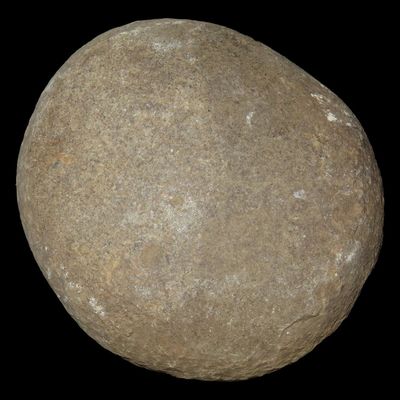 Sale Photo Thumbnail #321: 4" Discoidal / Hammerstone, St. Charles Co., Missouri, Found by Ronald Knowles
