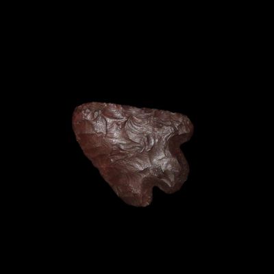 Sale Photo Thumbnail #616: Nice Purple Jasper Corner-Notch Bird Point, Colorado