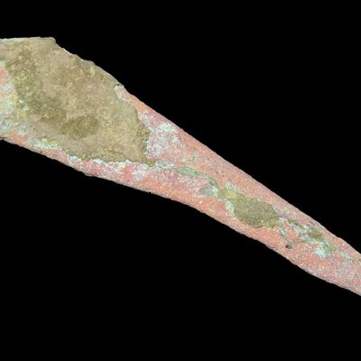 Sale Photo Thumbnail #474: Copper Awl or Pin, St. Louis Area, Found by Ron Knowles