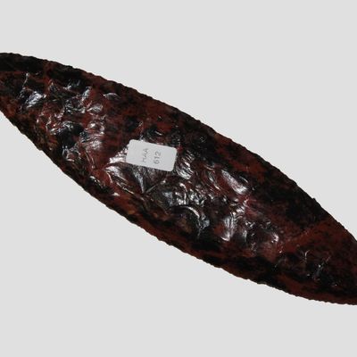 Sale Photo Thumbnail #610: 10 1/2" Pre-Columbian-Style Obsidian Blade