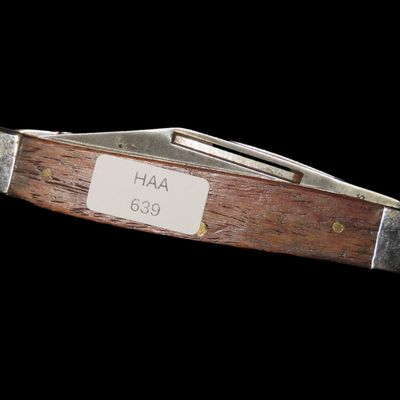 Sale Photo Thumbnail #637: Vintage Three-Blade Pocket Knife