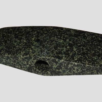 4 3/16" Hardstone Wing Bannerstone, Motley COA, Monroe Co., Illinois