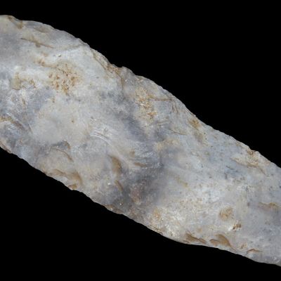 Sale Photo Thumbnail #375: 4 1/4" Polished Flint Celt / Digger, St. Charles Co., Missouri, Found by Ronald Knowles