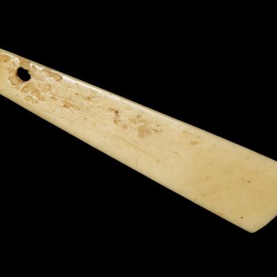 Sale Photo Thumbnail #571: Drilled Bone Pendant, South Dakota