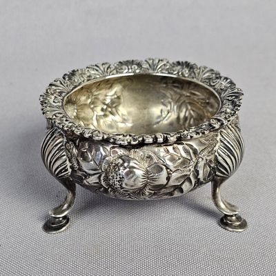 Sale Photo Thumbnail #13: Sterling Footed Salt Dish