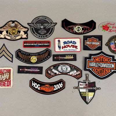 Sale Photo Thumbnail #306: Harley-Davidson H.O.G. Embroidered Patch Collection