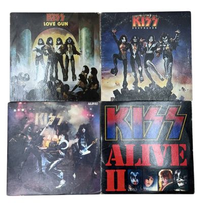 Sale Photo Thumbnail #237: Collection of Kiss Casablanca Vinyl LP Records