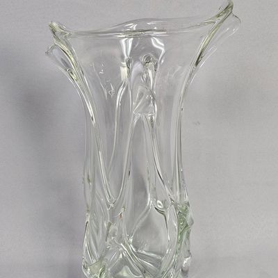 Sale Photo Thumbnail #22: Monumental Brutalist Art Glass Vase