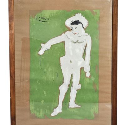 Sale Photo Thumbnail #78: Picasso Pierrot Framed Print