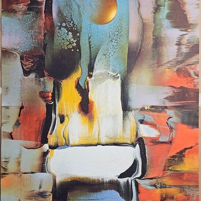 Sale Photo Thumbnail #40: Nierman Signed Abstract Numbered Serigraph