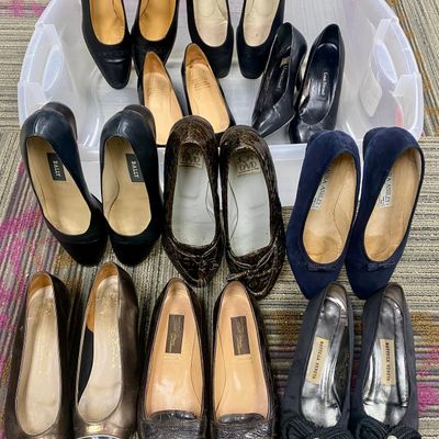 Sale Photo Thumbnail #351: Ten Pair Designer Leather Loafers and Pumps