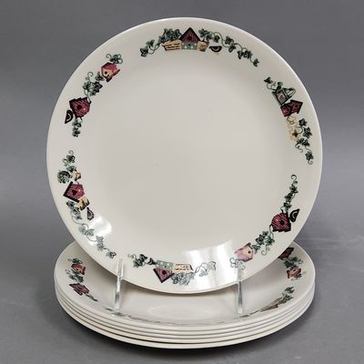 Sale Photo Thumbnail #415: Corelle Birdhouse Vitrelle Dinner Plates