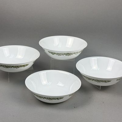 Sale Photo Thumbnail #280: Corelle Spring Blossom Green Glass Bowls