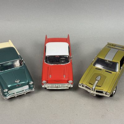 Sale Photo Thumbnail #293: Three Die-Cast Model Muscle Cars