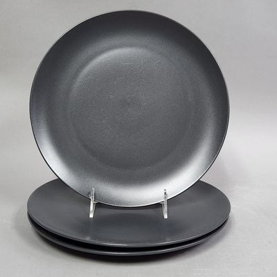 Sale Photo Thumbnail #497: Ikea Matte Black Stoneware Plates