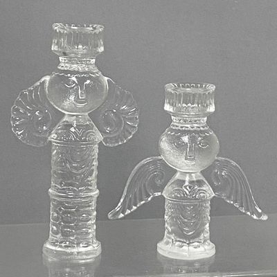Sale Photo Thumbnail #172: Rosenthal Wiinblad Studio-Linie Glass Candlesticks