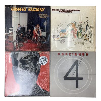 Sale Photo Thumbnail #233: Assortment of Vintage Classic Rock Vinyl LPs