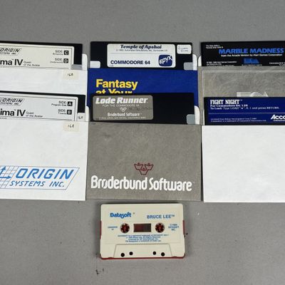 Sale Photo Thumbnail #337: Assortment of Commodore Home Computer Games