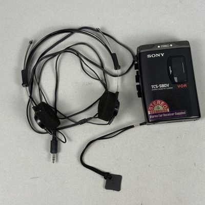 Sale Photo Thumbnail #239: Sony TCS-580V Stereo Cassette Recorder & Accessories