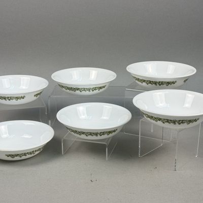 Sale Photo Thumbnail #281: Corelle Spring Blossom Green Bowls