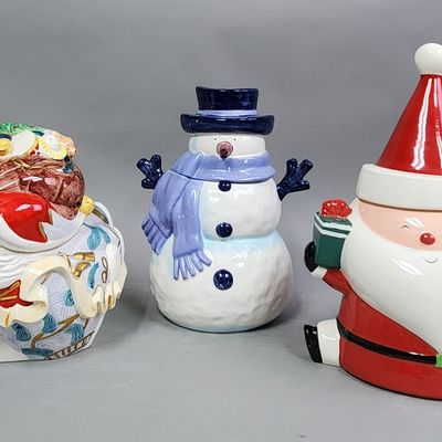Sale Photo Thumbnail #469: Christmas Cookie Jars Inc J.L. Hudson Co.
