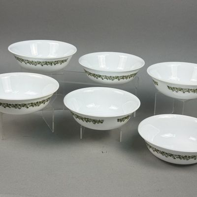 Sale Photo Thumbnail #283: Corelle Spring Blossom Green Bowls