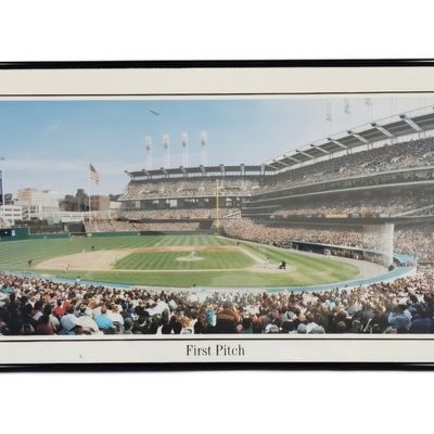 Sale Photo Thumbnail #33: Jacobs Field First Pitch Photograph
