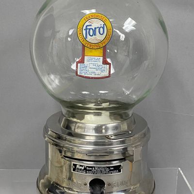 Sale Photo Thumbnail #448: Ford Gum Glass Globe Vending Machine