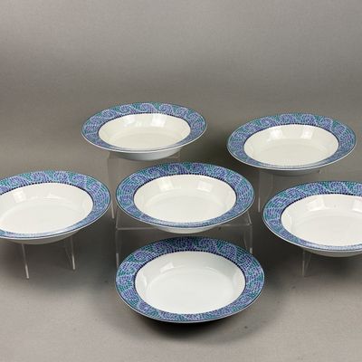 Sale Photo Thumbnail #286: Dansk Mosaic Wave Porcelain Bowls
