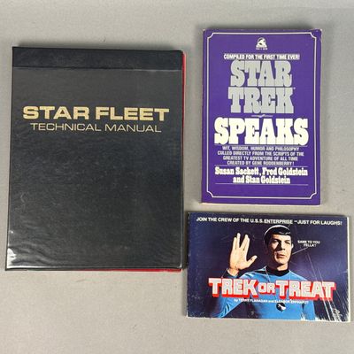 Sale Photo Thumbnail #342: Franz Joseph Star Trek Technical Manual Trio