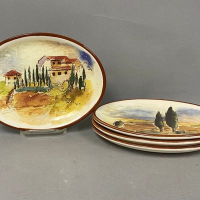 Sale Photo Thumbnail #375: Williams-Sonoma Landscape Oval Plates
