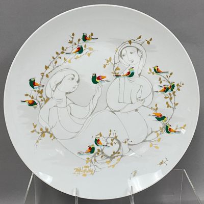 Sale Photo Thumbnail #111: Bjorn Wiinblad Rosenthal Studio-Linie Porcelain Charger